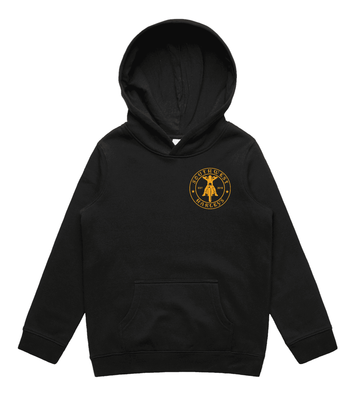 Kids / Youth OG Hoodie in Black, front