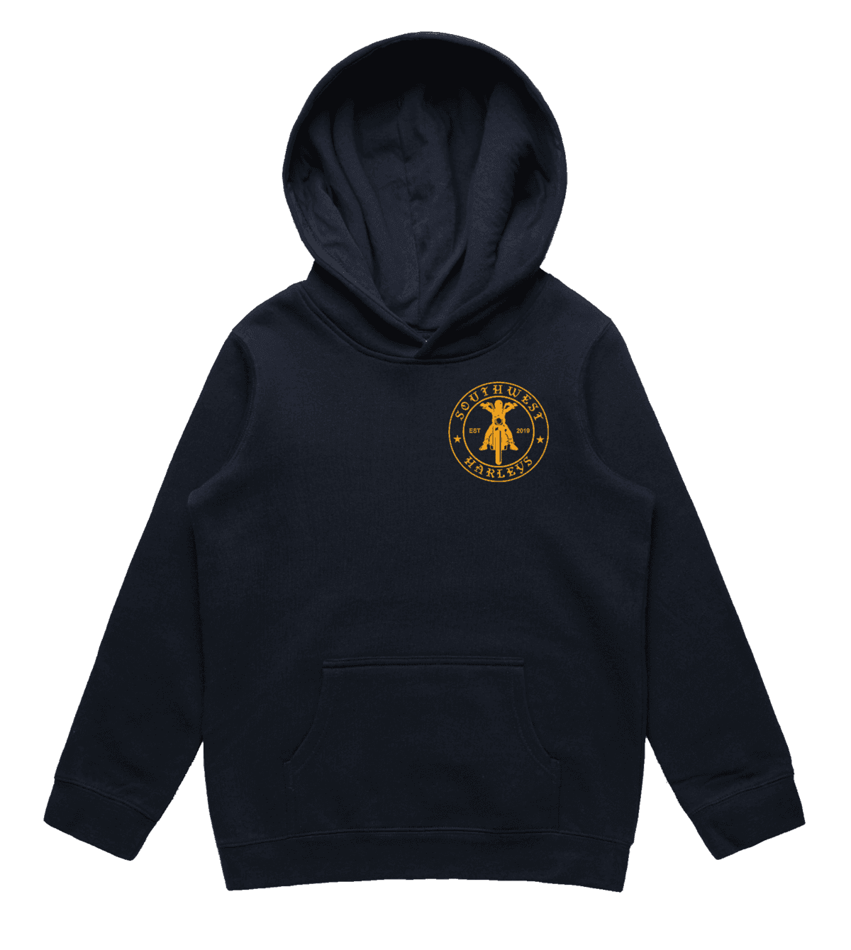Kids / Youth OG Hoodie in Navy, front