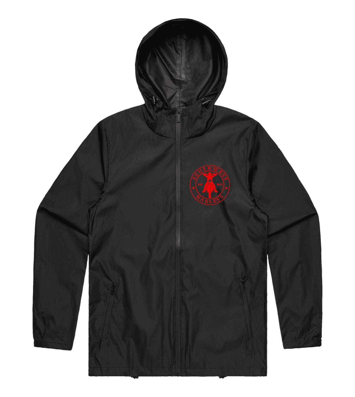 OG Full Zip Jacket | red in Black, front