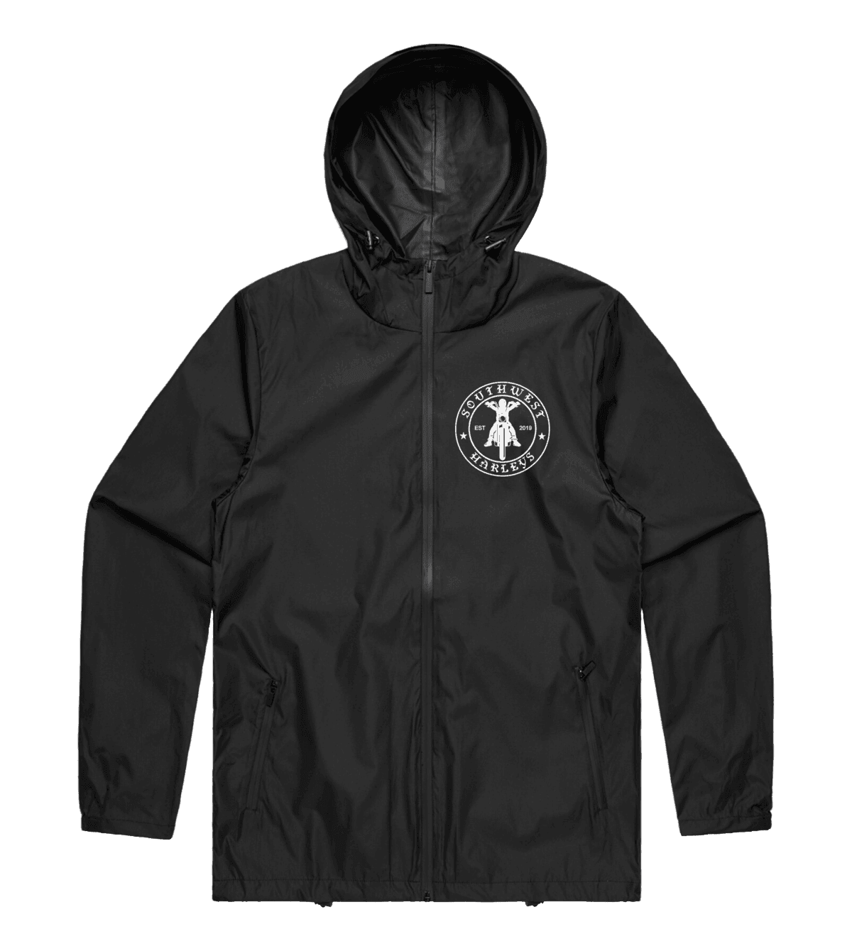 OG Full Zip Jacket | white in Black, front