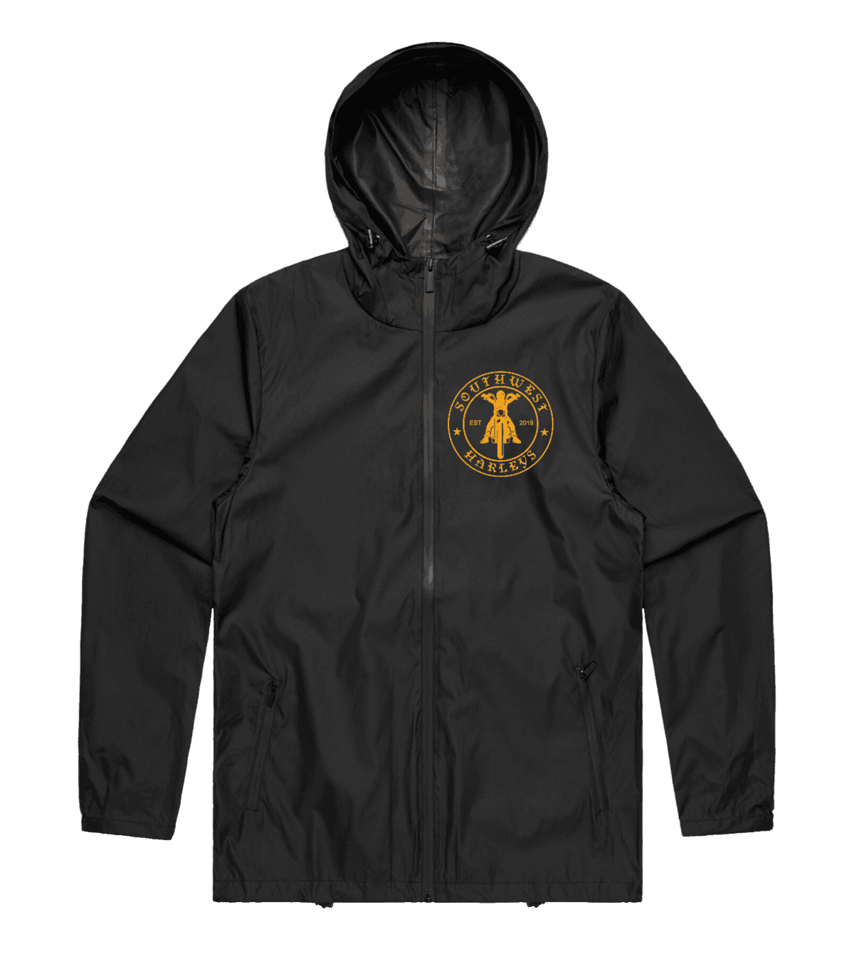 OG SWH Full Zip Jacket | gold in Black, front
