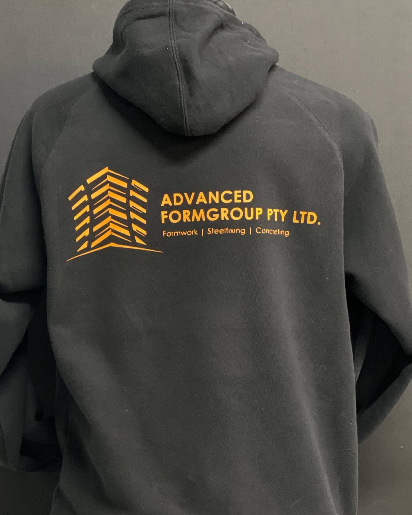 Advanced Form Group: custom branded hoodies by South West Apparel