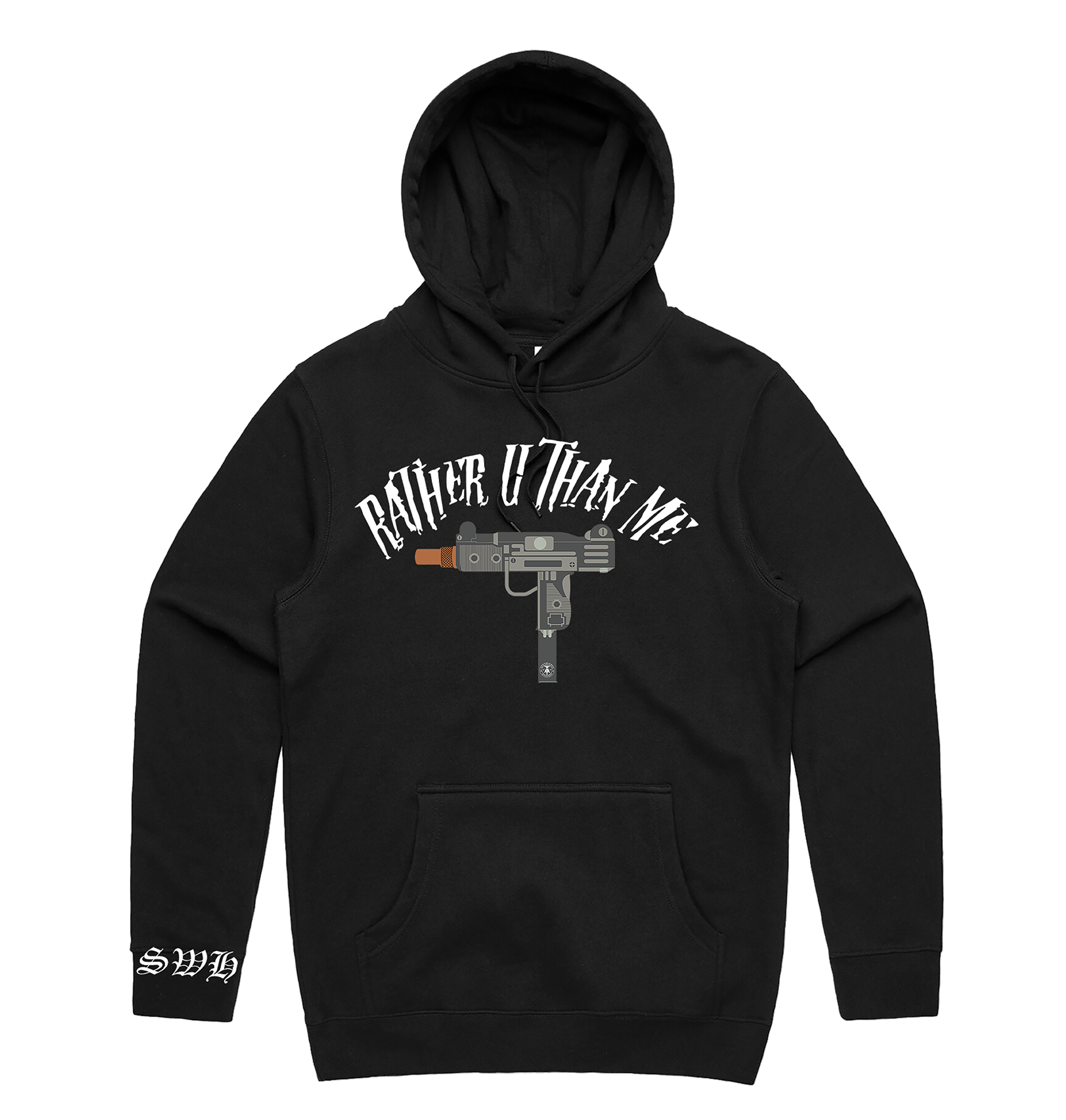 RATHER U THAN ME   ( heavy weight hoodie )